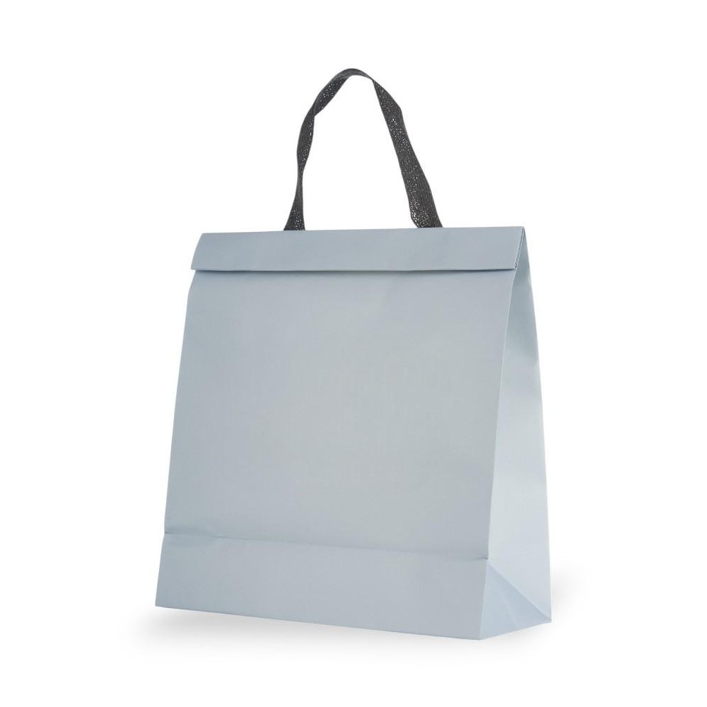 BORSA CARTA 34X14CM BLU